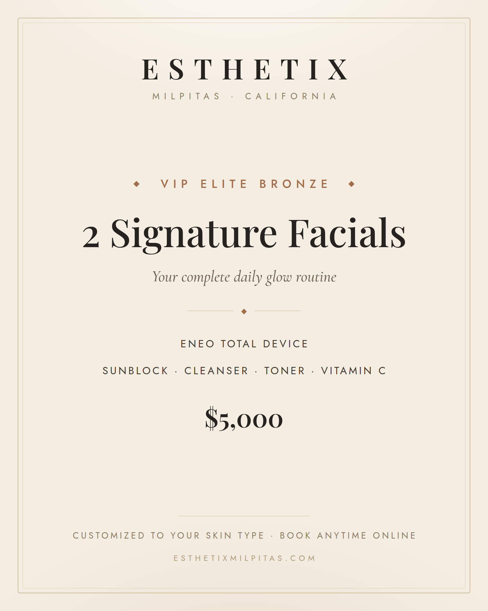 VIP Elite Bronze Package