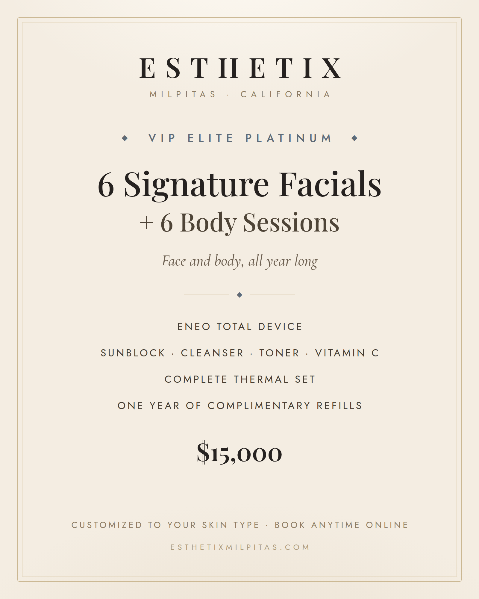 VIP Elite Platinum Package